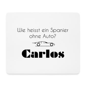 Auto - Mousepad (Querformat) - Weiß - Vorne