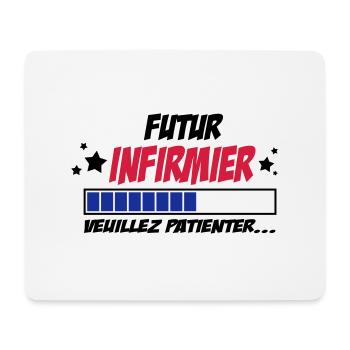 futur infirmier - Tapis de souris (format paysage) - blanc - Devant