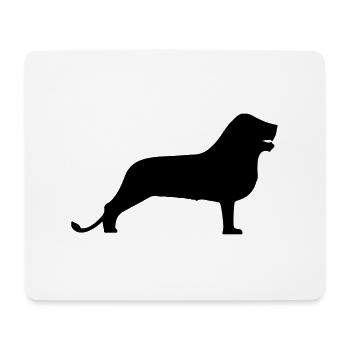 Braunschweiger Löwe - Mousepad (Querformat) - Weiß - Vorne