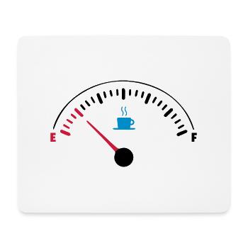 EMPTY COFFEE - Mousepad (Querformat) - Weiß - Vorne