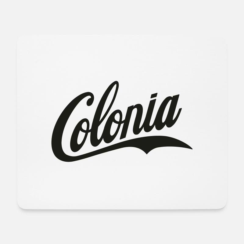colonia - Mousepad (Querformat) - Weiß