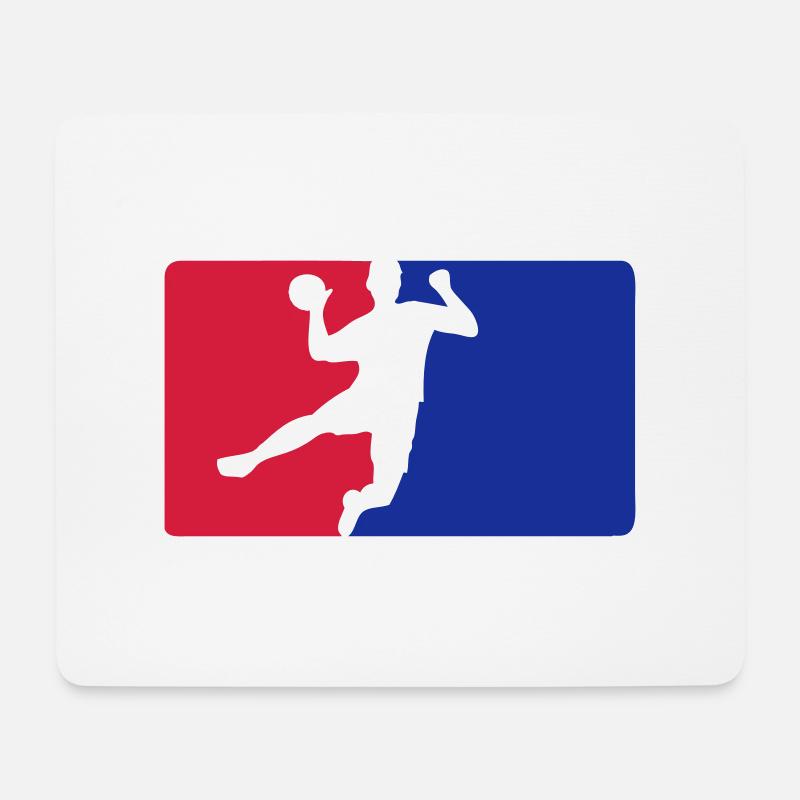 Handball - Mousepad (Querformat) - Weiß