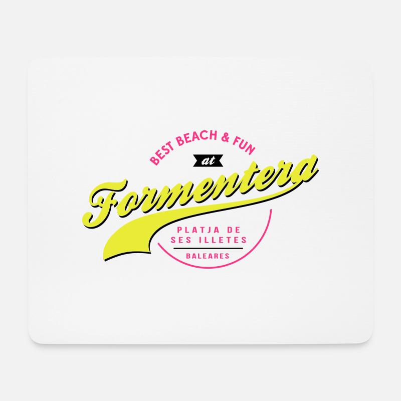 FORMENTERA - Mousepad (Querformat) - Weiß