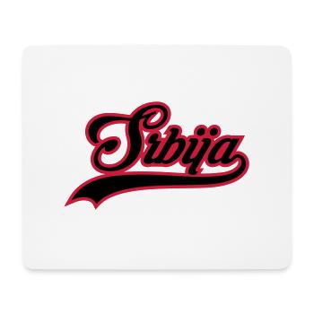 Srbija - Mousepad (Querformat) - Weiß - Vorne