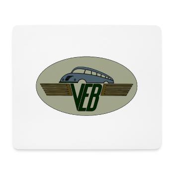 VEB Kraftverkehr - Mousepad (Querformat) - Weiß - Vorne