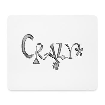 Crazy - Mouse Pad (horizontal) - white - Front
