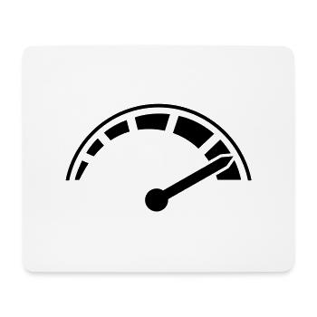 speed__f1 - Mouse Pad (horizontal) - white - Front