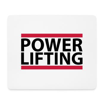Powerlifting - Tapis de souris (format paysage) - blanc - Devant