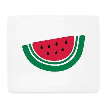 demi pastèque fruits-2 - Tapis de souris (format paysage) - blanc - Devant