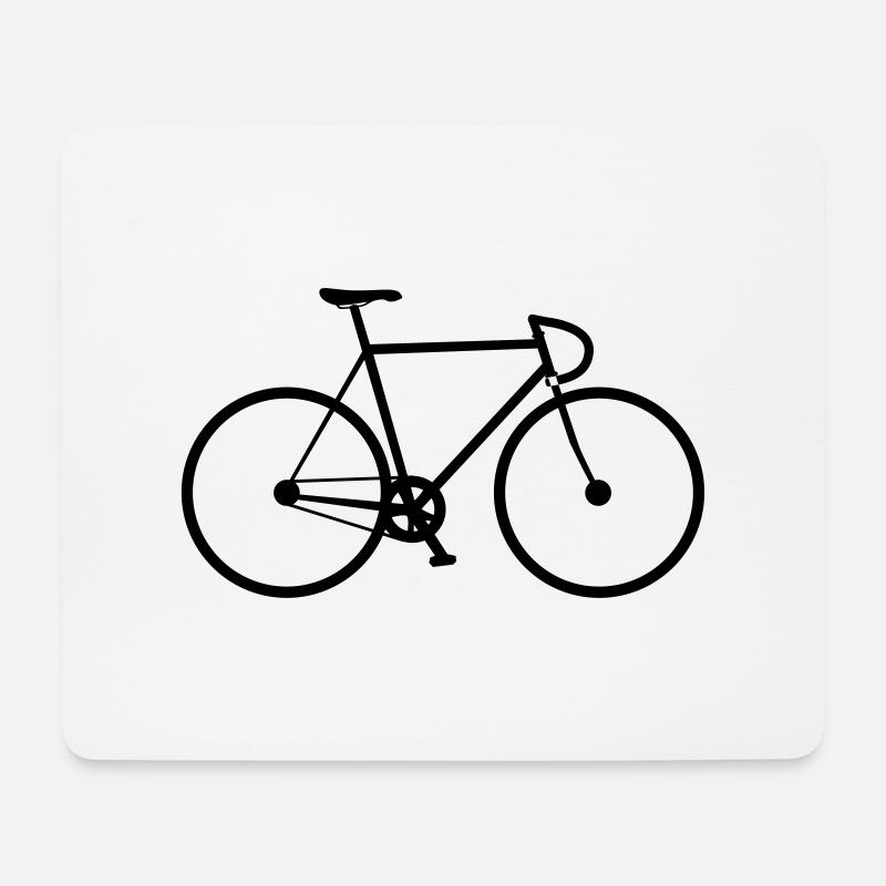 Bicycle - Mouse Pad (horizontal) - white