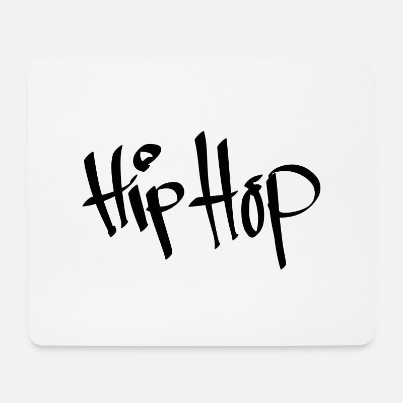hip hop - Mouse Pad (horizontal) - white