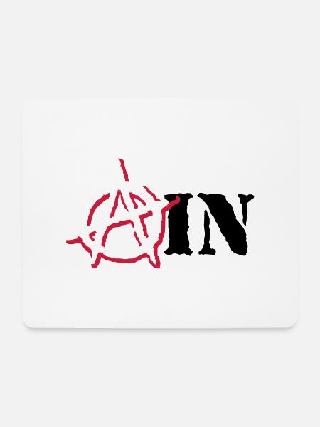 Anarchy Ain - Mouse Pad (horizontal) - white