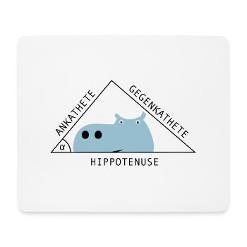 Dreieck - Mousepad (Querformat) - Weiß - Vorne