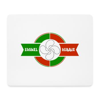 Croix du pays Basque 2 - Tapis de souris (format paysage) - blanc - Devant