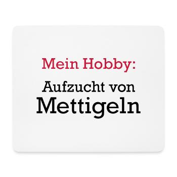 Mettigel - Mouse Pad (horizontal) - white - Front