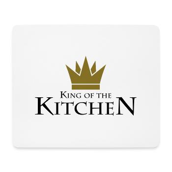 King Of The Kitchen - Mousepad (Querformat) - Weiß - Vorne