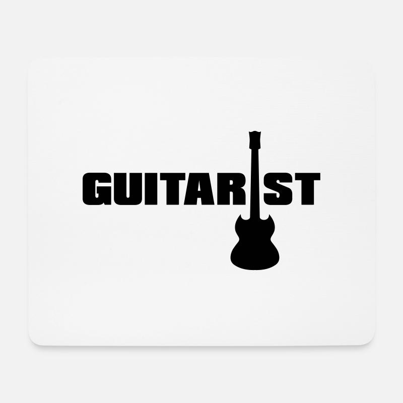 Guitarist - Mouse Pad (horizontal) - white