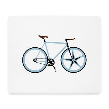 Bike - Mouse Pad (horizontal) - white - Front