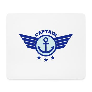 Anchor Captain - Mousepad (Querformat) - Weiß - Vorne