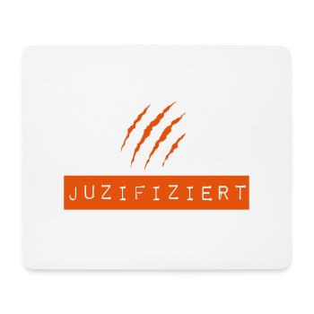 juzifiziert2018 - Mousepad (Querformat) - Weiß - Vorne