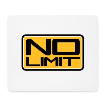No Limit Shield - Mouse Pad (horizontal) - white - Front