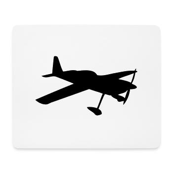 Privatflugzeug der leichten Luftfahrt - Mousepad (Querformat) - Weiß - Vorne