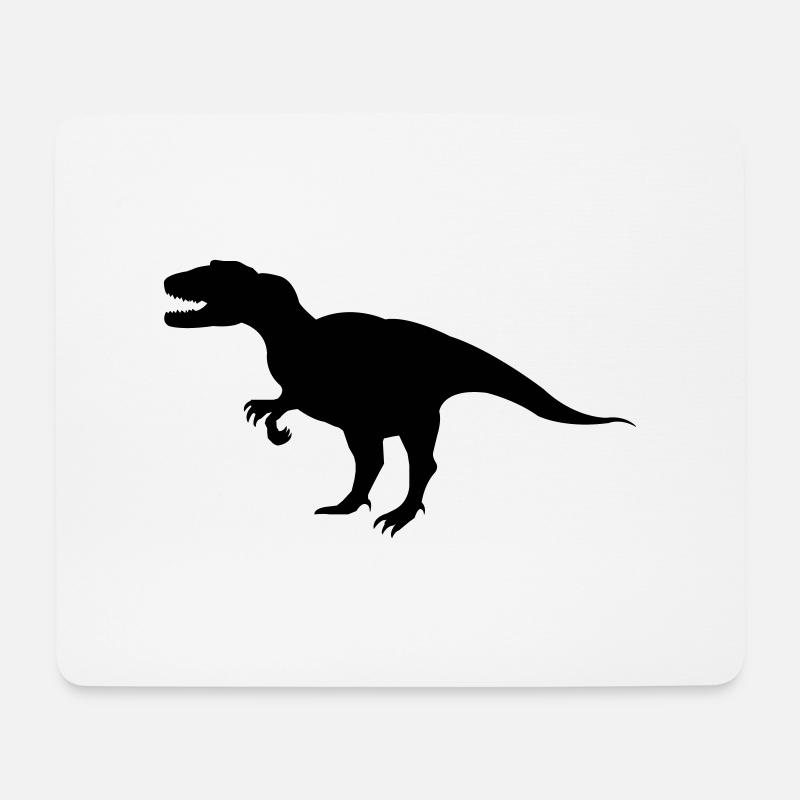 dinosaurier - Mousepad (Querformat) - Weiß
