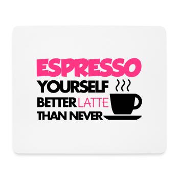 Coffee - Mousepad (Querformat) - Weiß - Vorne