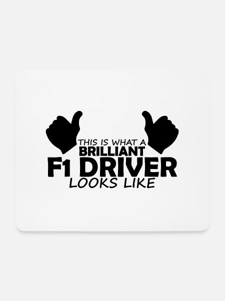 brilliant f1 driver - Mouse Pad (horizontal) - white
