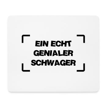 Schwager / Ehe / Geburt / Bruder / Baby - Mousepad (Querformat) - Weiß - Vorne