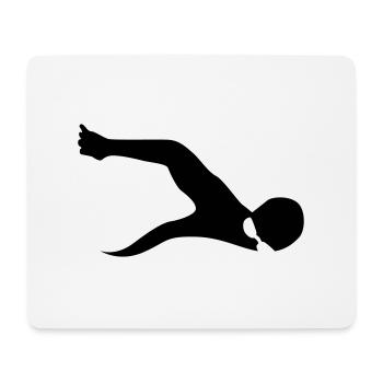 swimming - Mouse Pad (horizontal) - white - Front