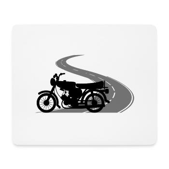 Fahrzeug - Simson Straße - Mousepad (Querformat) - Weiß - Vorne