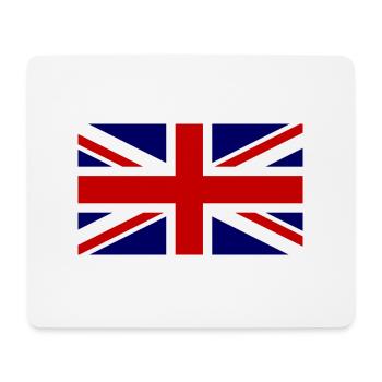 Union Jack Flagge - England - Mousepad (Querformat) - Weiß - Vorne