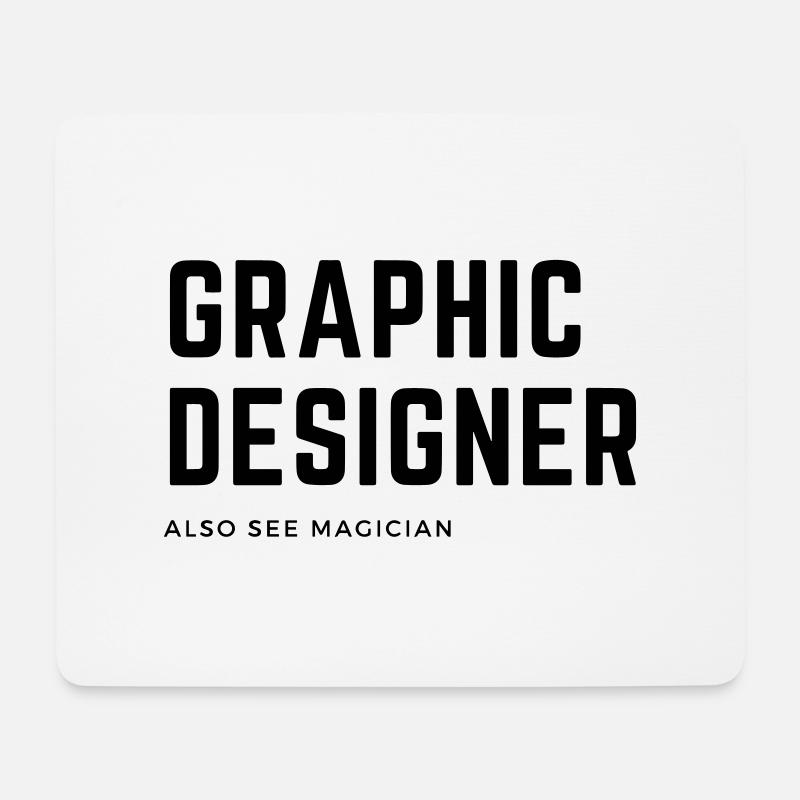 Graphic designer - Mouse Pad (horizontal) - white
