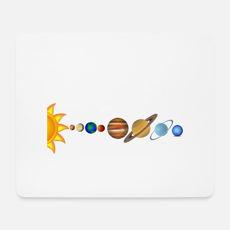 Solar - Mouse Pad (horizontal) - white