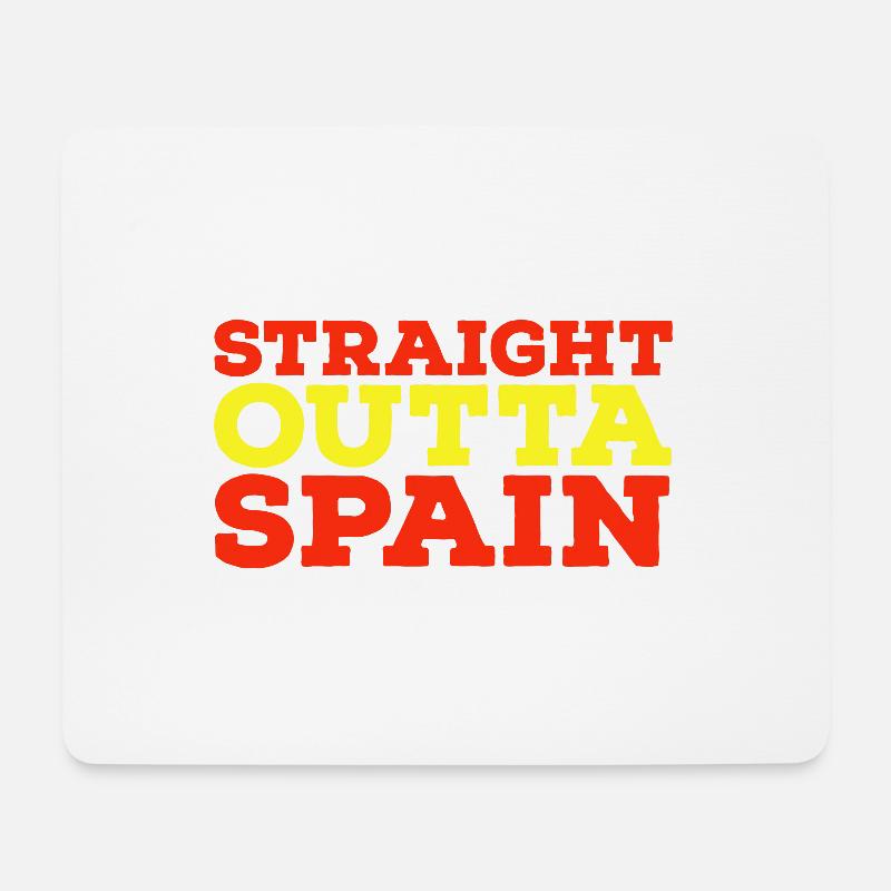 Spanien - Mousepad (Querformat) - Weiß