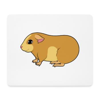 Cobaye - Tapis de souris (format paysage) - blanc - Devant