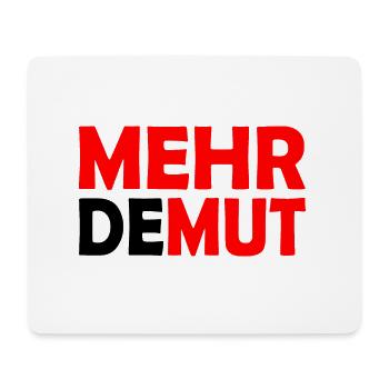 Demut - Mousepad (Querformat) - Weiß - Vorne