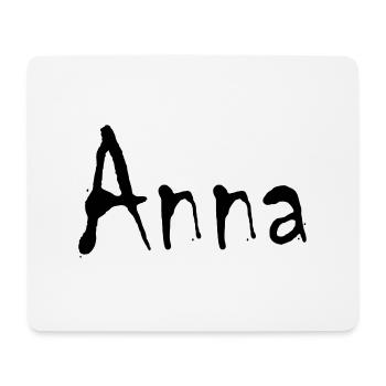anna - Mousepad (Querformat) - Weiß - Vorne