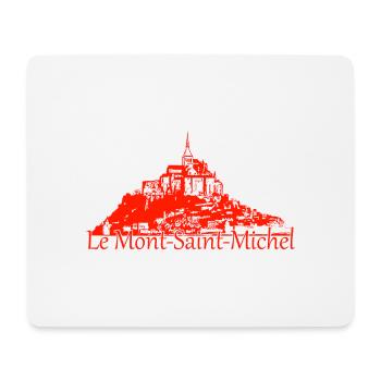 Le Mont Saint Michel - Mousepad (Querformat) - Weiß - Vorne