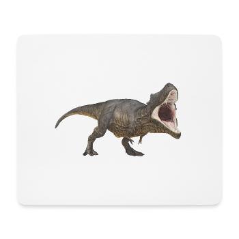 Dinosaure Tyrannosaurus Rex - Tapis de souris (format paysage) - blanc - Devant