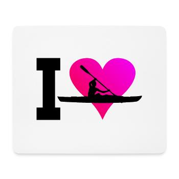 Canoe Kayak Kayak Women Kayaking Men - Mouse Pad (horizontal) - white - Front