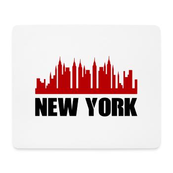 New York - Mousepad (Querformat) - Weiß - Vorne