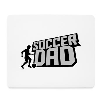 Ball Kicker Soccer Dad - Mouse Pad (horizontal) - white - Front