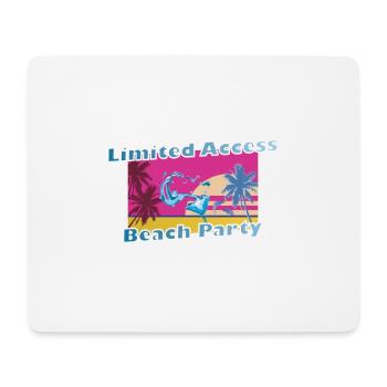 Cool party shirt summer beach vacation gift - Mouse Pad (horizontal) - white - Front
