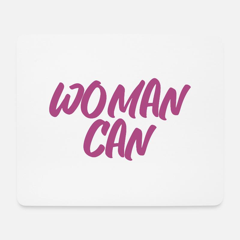 Woman - Mousepad (Querformat) - Weiß