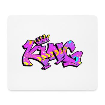 Style graffiti Splash hip hop couleurs peintre roi - Tapis de souris (format paysage) - blanc - Devant