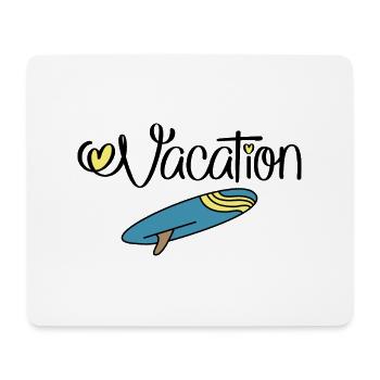 Vacances - Tapis de souris (format paysage) - blanc - Devant