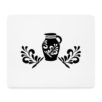 Bembel Design - Bembelschwung Hessen Liebe - Mouse Pad (horizontal) - white - Front