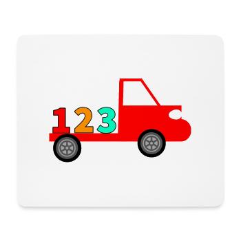 truck - Mouse Pad (horizontal) - white - Front